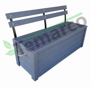 kufer z oparciem na stelażu 150x50x48