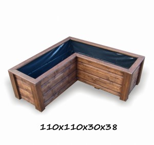 Donica narożna 110x110x30x38